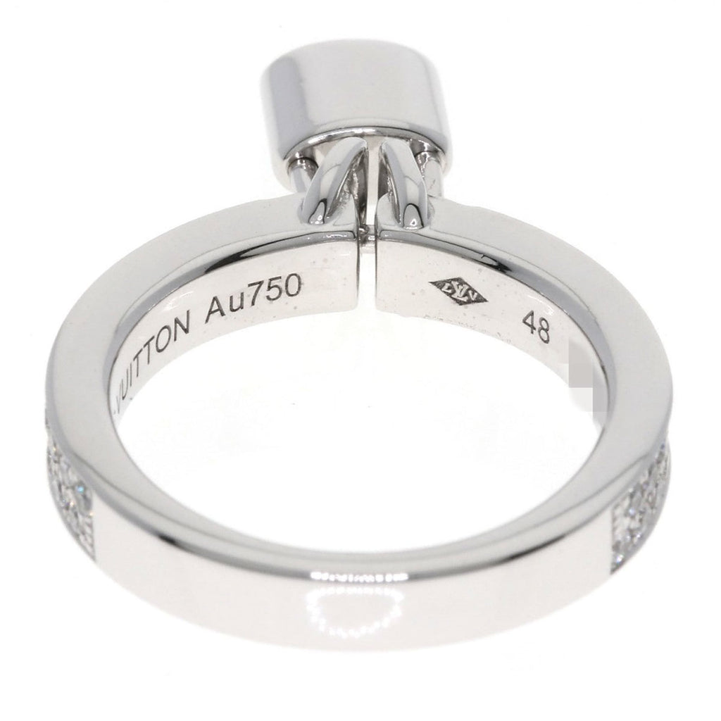 Louis Vuitton White Gold (18K) Band Ring (Pre-Owned)