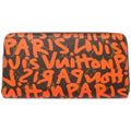 Louis Vuitton Monogram Graffiti Brown Monogram Orange Monogram Graffiti Long Wallet (Bi-Fold) (Pre-Owned)