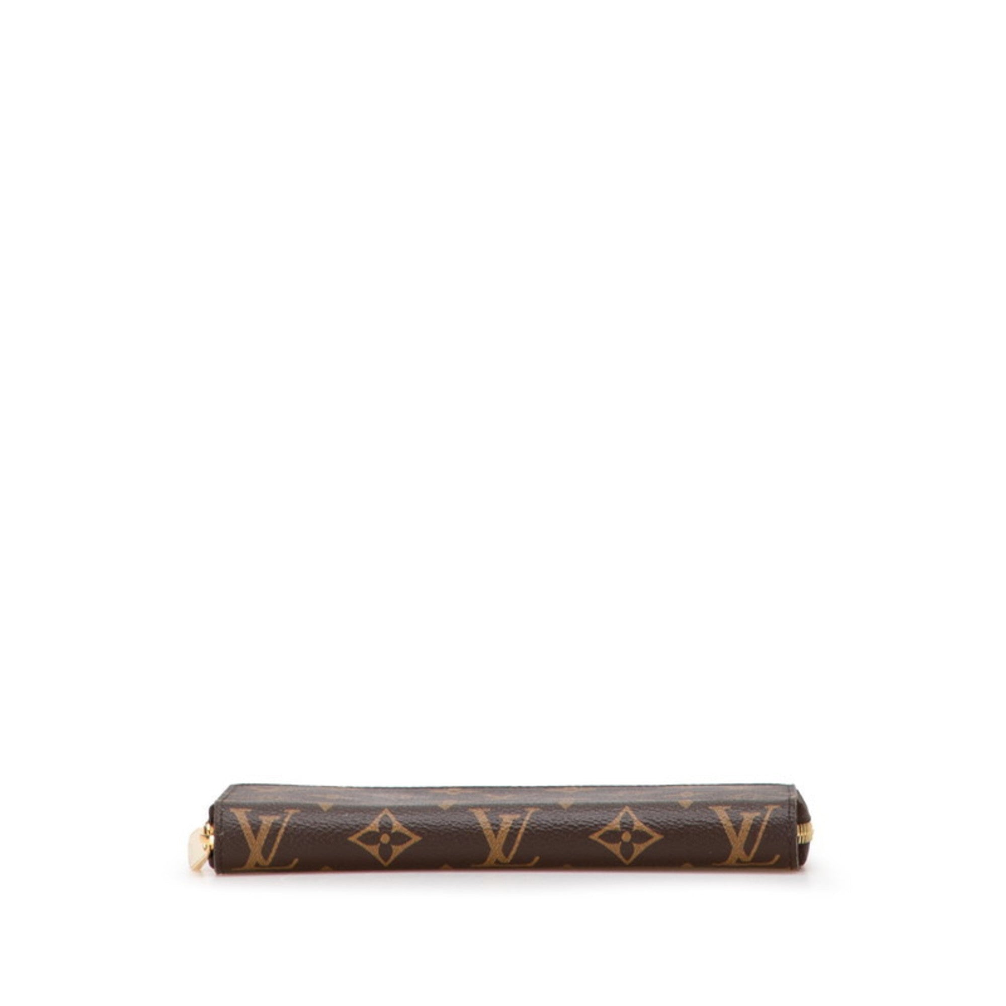 Louis Vuitton Monogram Brown Pvc Long Wallet (Bi-Fold) (Pre-Owned)