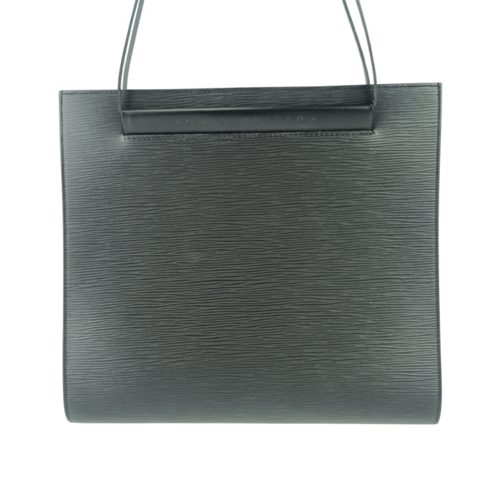 Louis Vuitton Black Epi Leather Handbag Shoulder Bag Tote Bag (Pre-Owned)