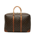 Louis Vuitton Brown Pvc Leather Boston Bag Briefcase (Pre-Owned)