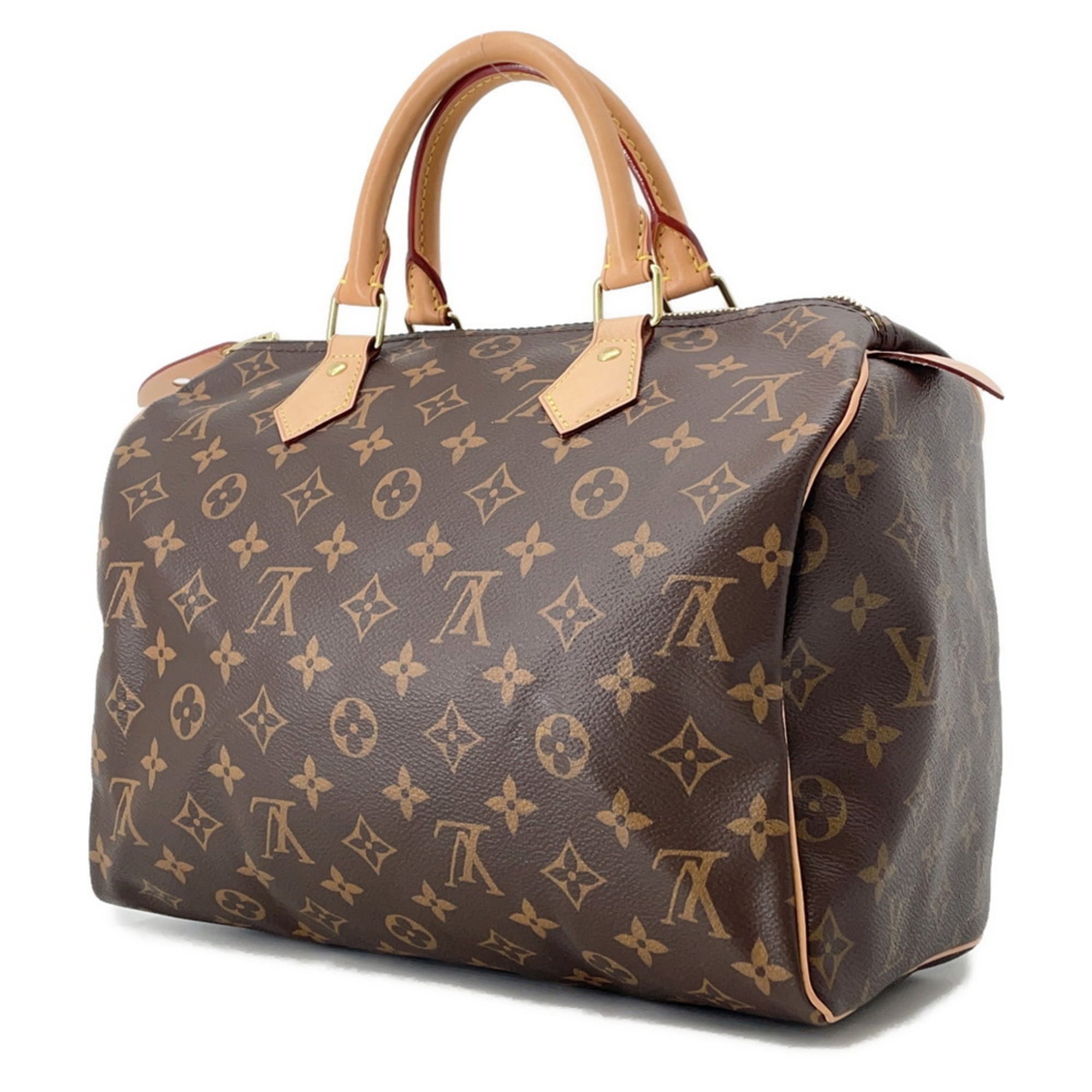 Louis Vuitton Brown Monogram Monogram Boston Bag Handbag (Pre-Owned)
