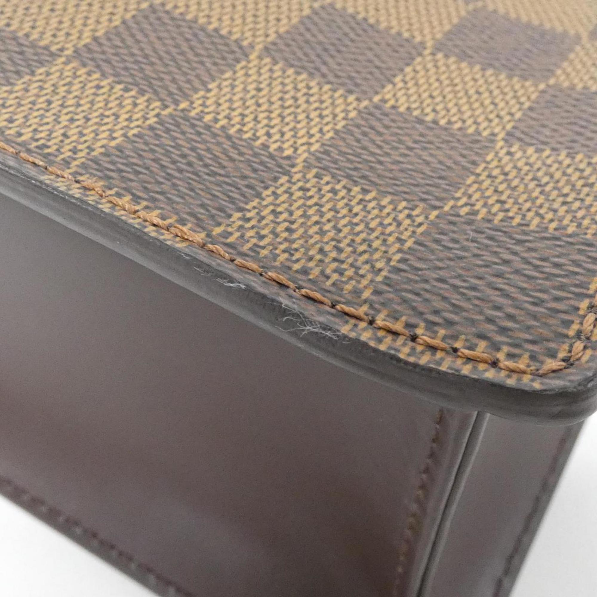 Louis Vuitton Brown Coated Canvas Handbag (Pre-Owned)