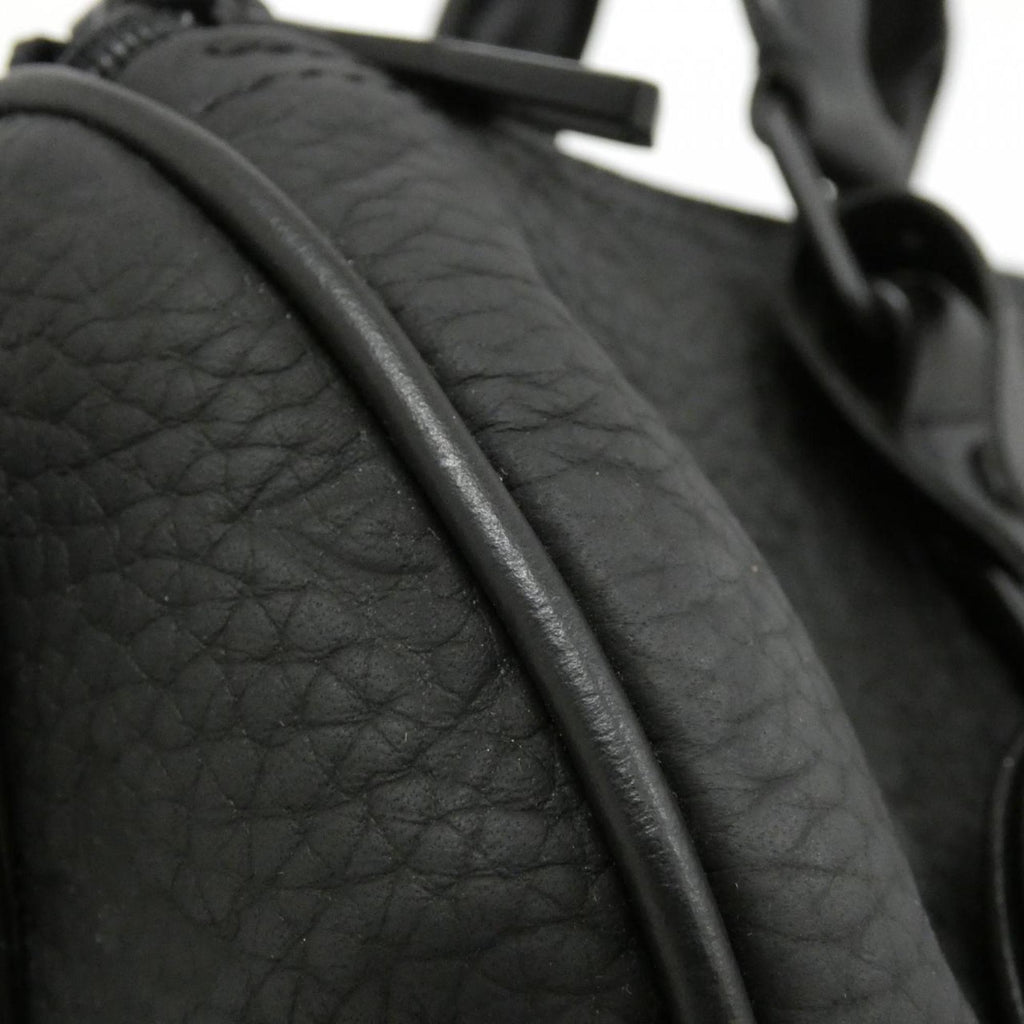 Louis Vuitton Black Leather Boston Bag (Pre-Owned)