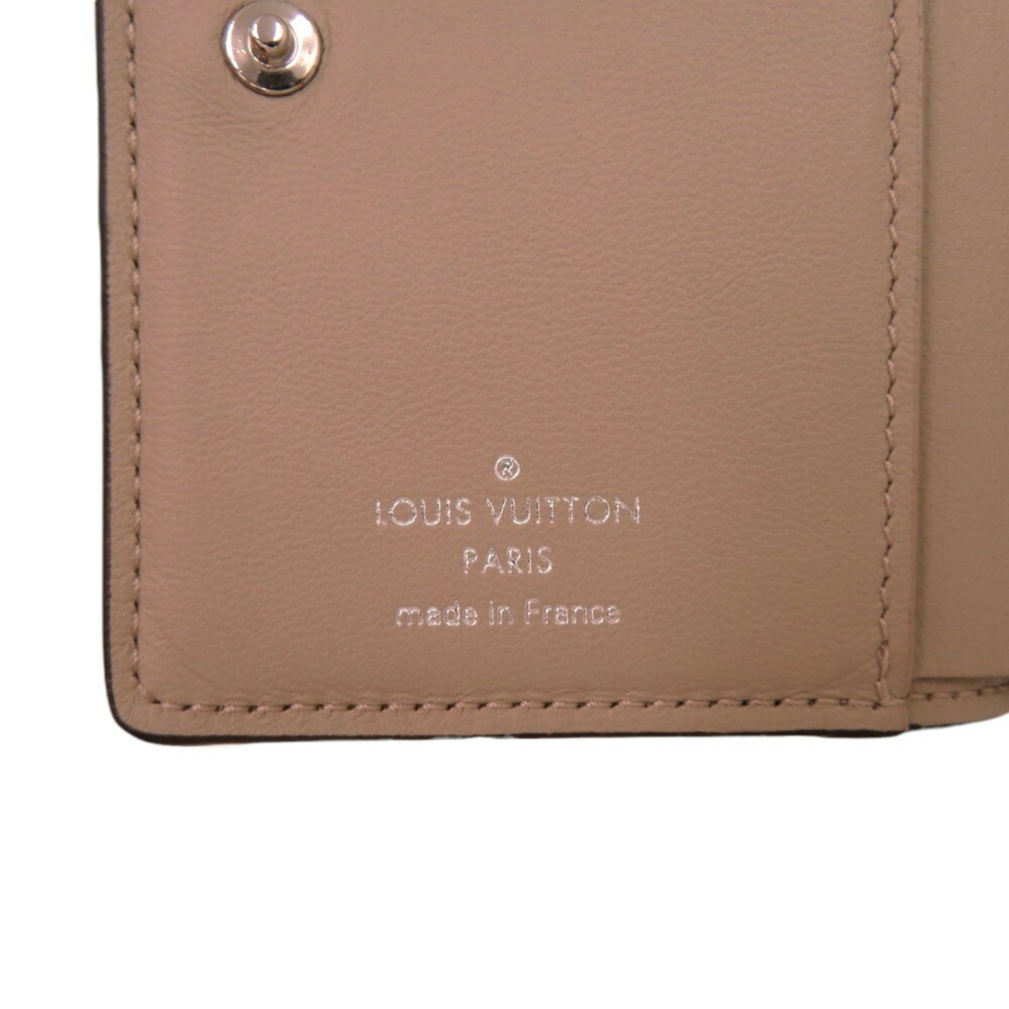 Louis Vuitton Monogram Galle Mahina Leather Wallet (Bi-Fold) (Pre-Owned)