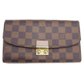 Louis Vuitton Magnolia Damier Canvas Leather Chain/Shoulder Wallet (Pre-Owned)