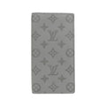 Louis Vuitton Gris Leather Long Wallet (Bi-Fold) (Pre-Owned)