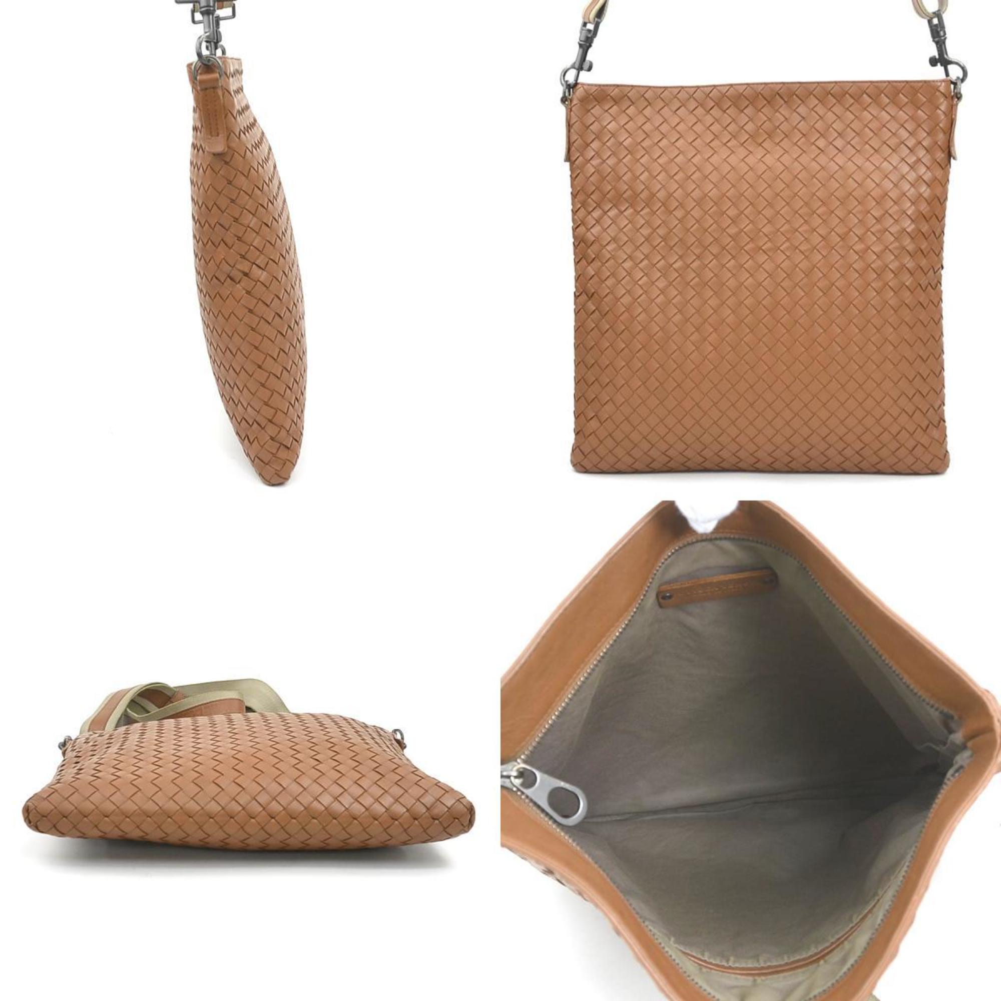 Flat Messenger Bag Intrecciato Nappa Large