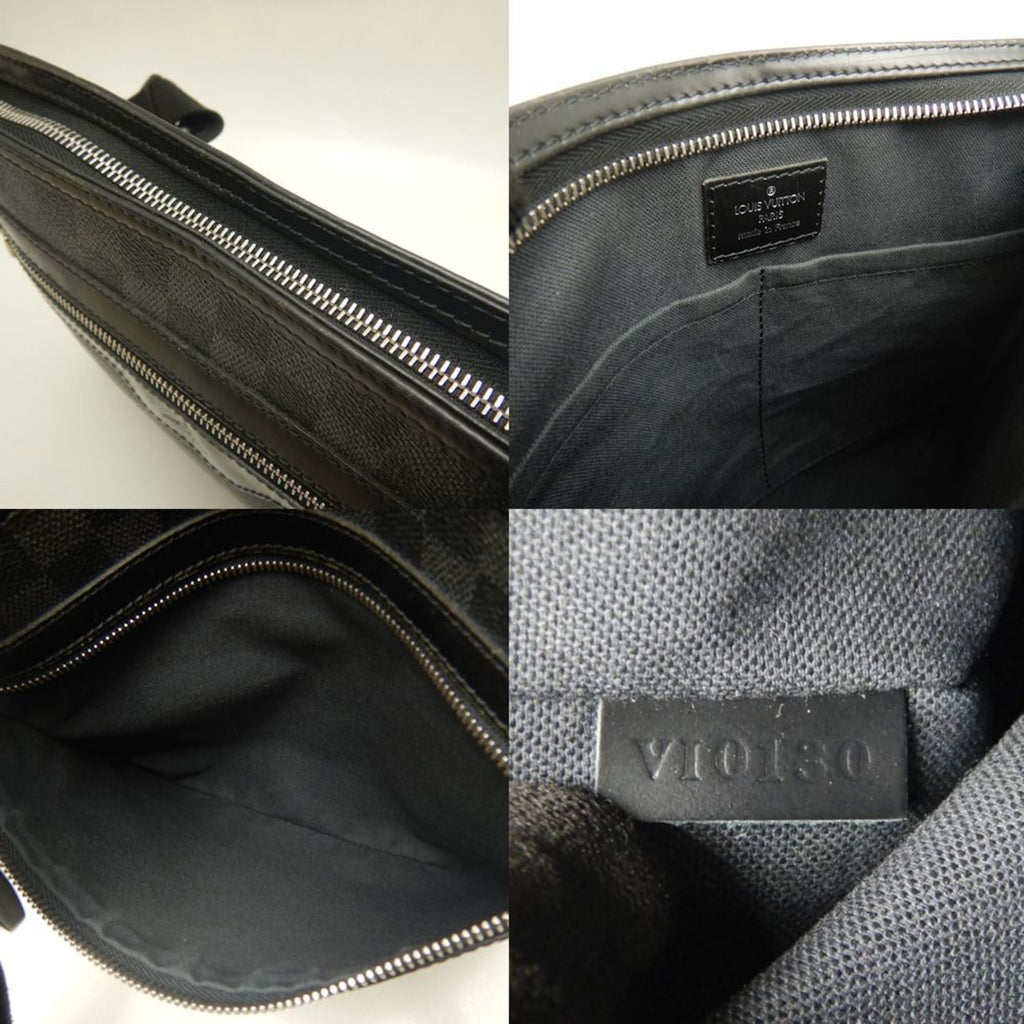 Louis Vuitton Noir Pvc Shoulder Bag (Pre-Owned)