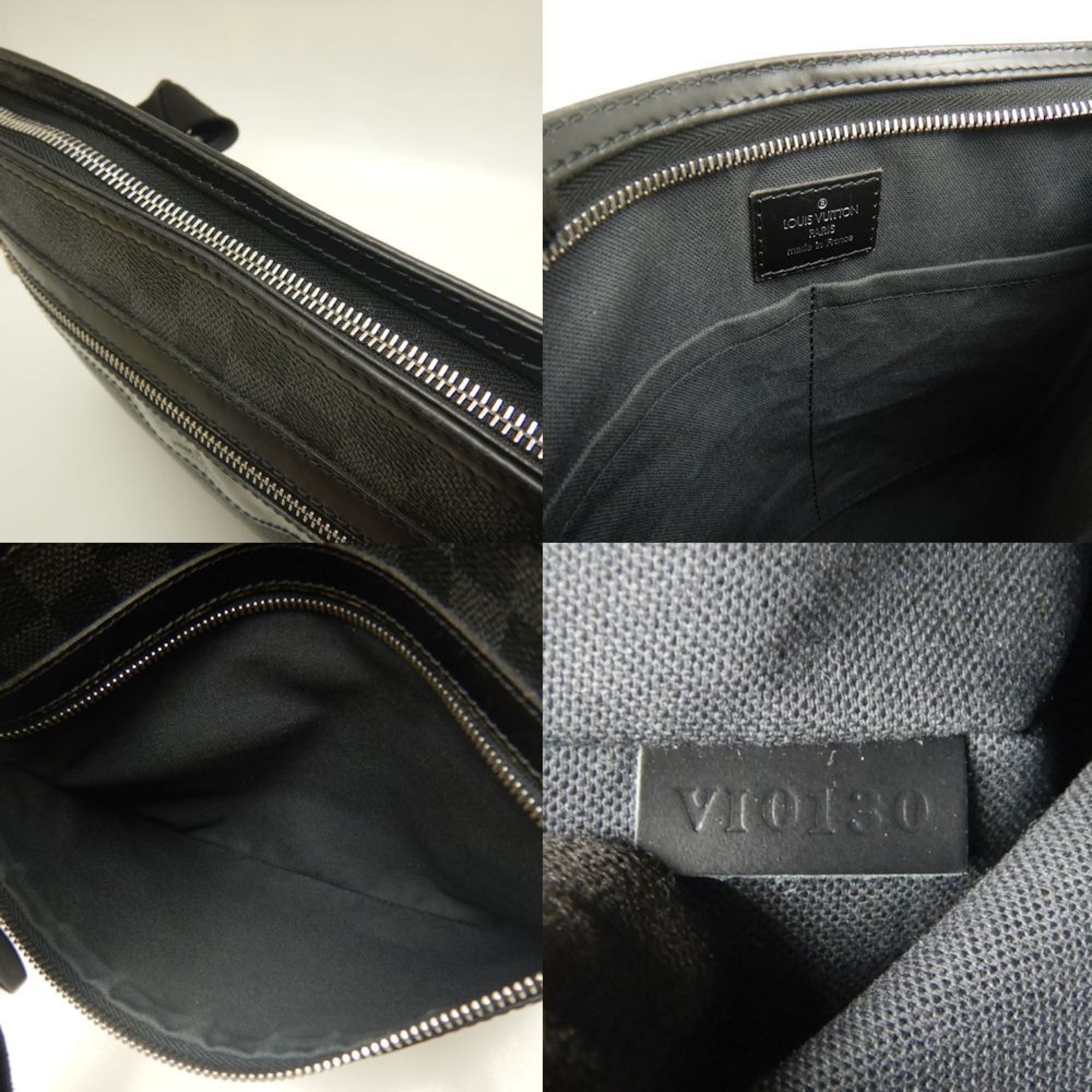 Louis Vuitton Noir Pvc Shoulder Bag (Pre-Owned)