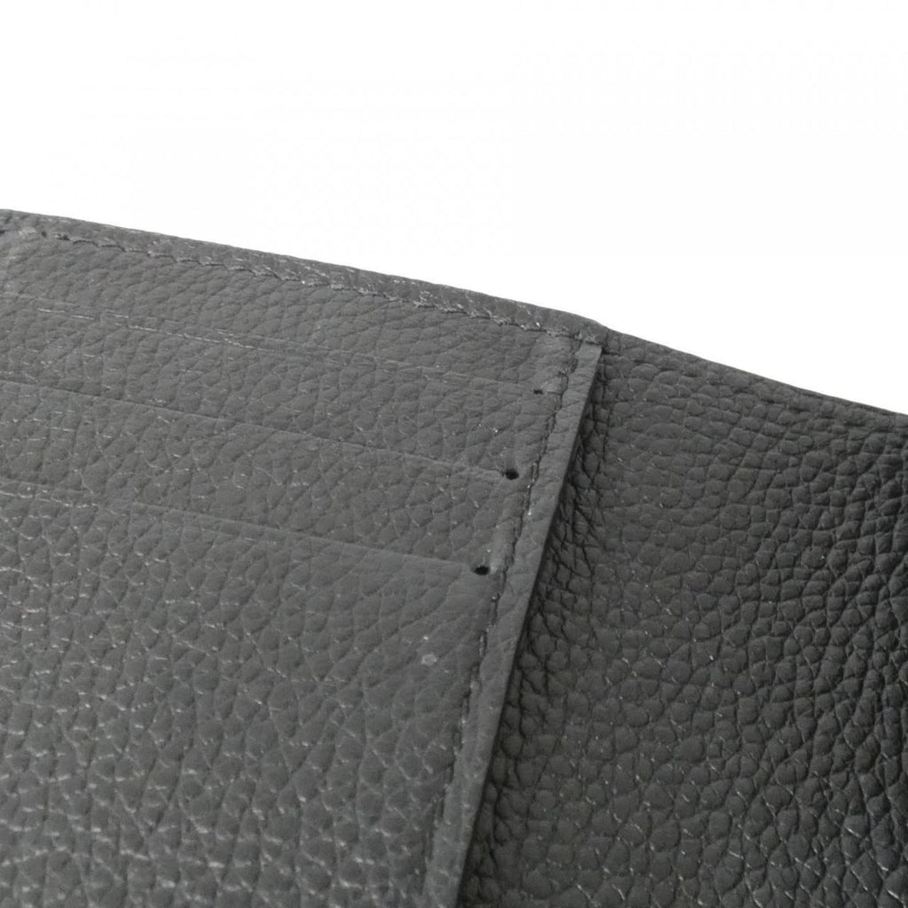Louis Vuitton Black Leather Wallet (Bi-Fold) (Pre-Owned)