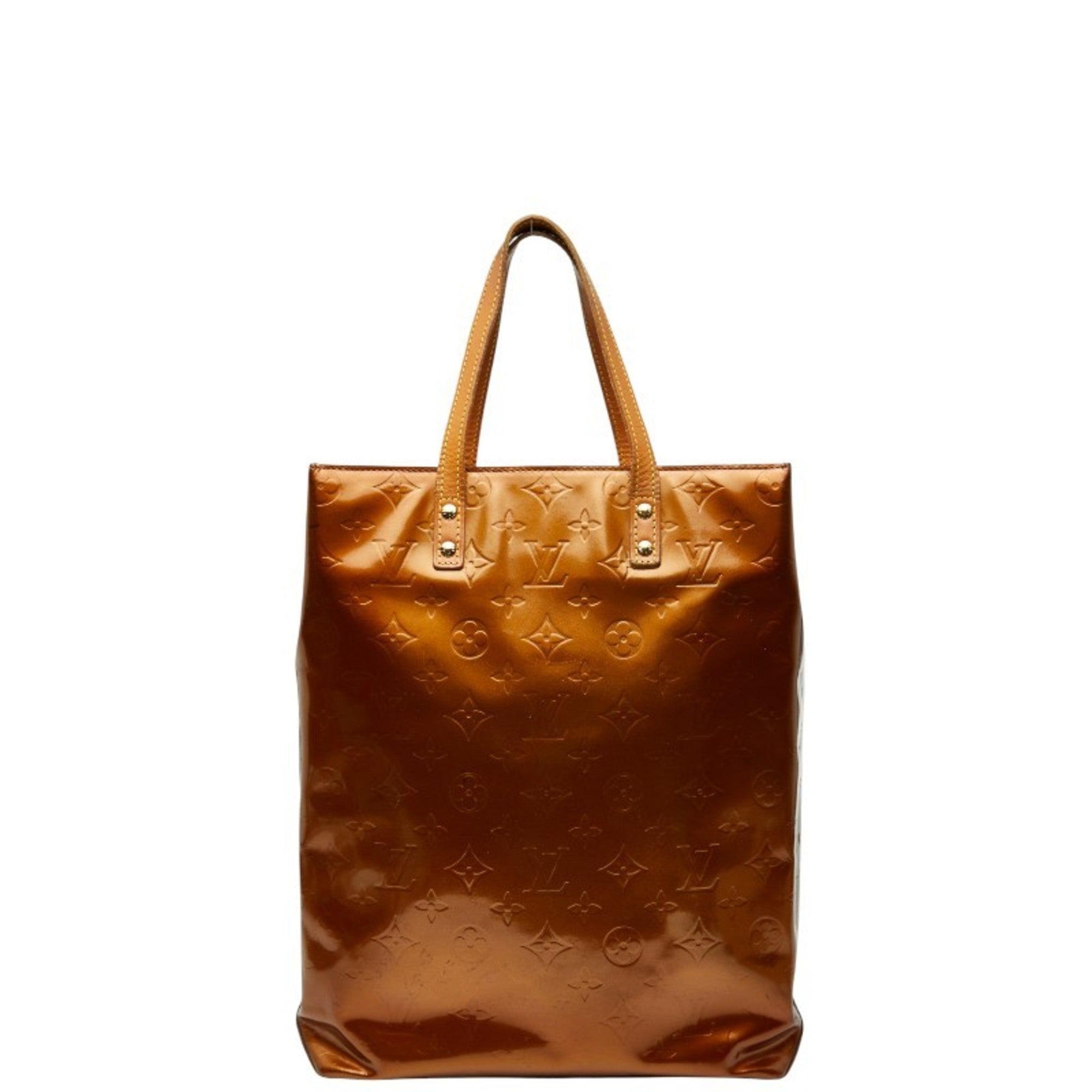 Louis Vuitton Bronze Brown Monogram Patent Leather Tote Bag (Pre-Owned)