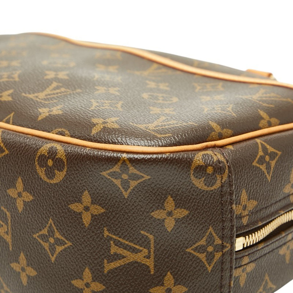 Louis Vuitton Monogram Brown Pvc Leather Handbag (Pre-Owned)
