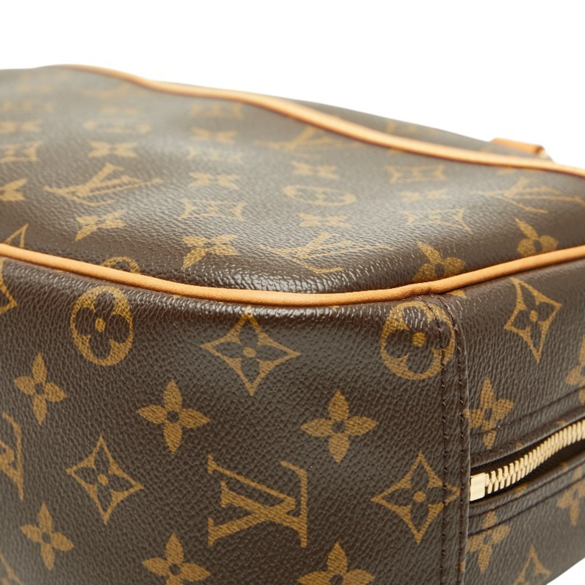 Louis Vuitton Monogram Brown Pvc Leather Handbag (Pre-Owned)