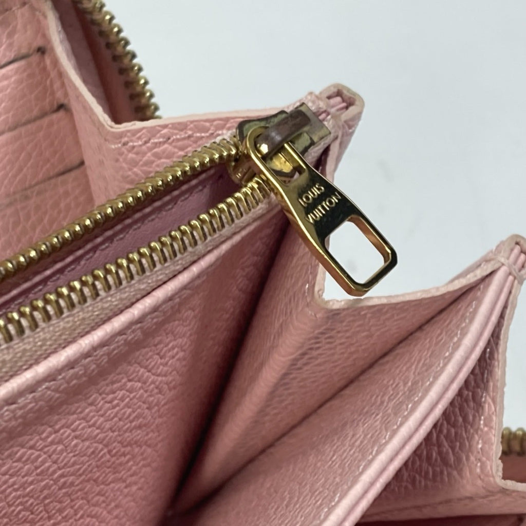 Louis Vuitton Monogram Empreinte Pink Monogram Empreinte Long Wallet (Bi-Fold) (Pre-Owned)