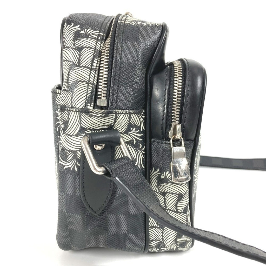 Louis Vuitton Black Damier Graphite Shoulder Bag (Pre-Owned)