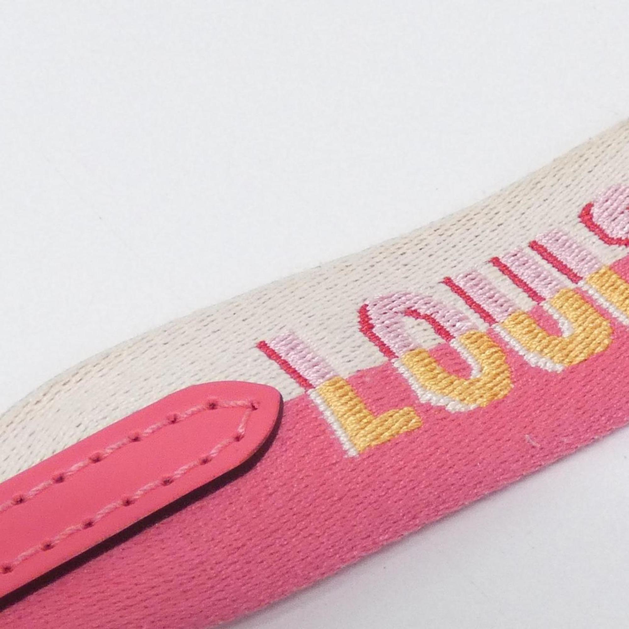 Louis Vuitton Pink Leather Pouch (Pre-Owned)