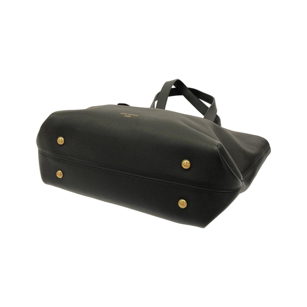 Louis Vuitton Black Leather Handbag (Pre-Owned)