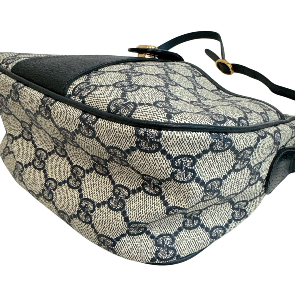 Vintage Web Crossbody Bag GG Coated Canvas Small