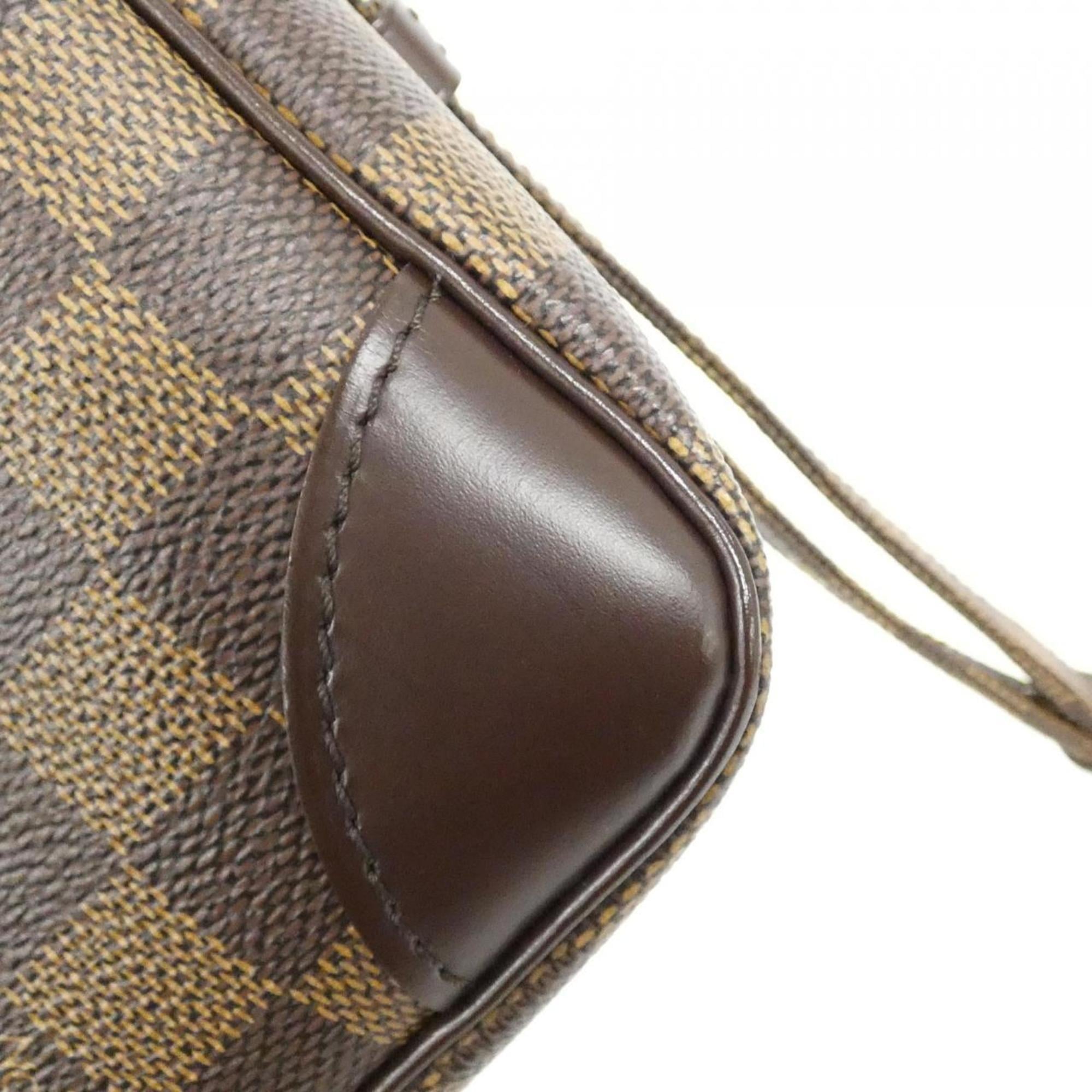Louis Vuitton Brown Coated Canvas Shoulder Bag (Pre-Owned)