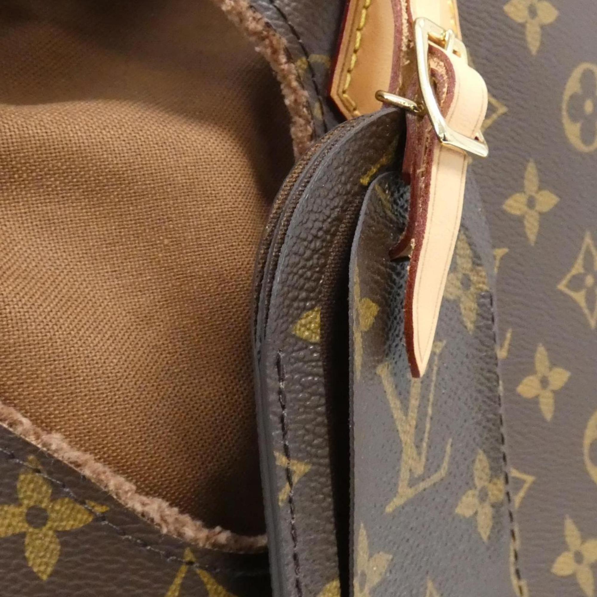Louis Vuitton Marron Coated Canvas Handbag (Pre-Owned)