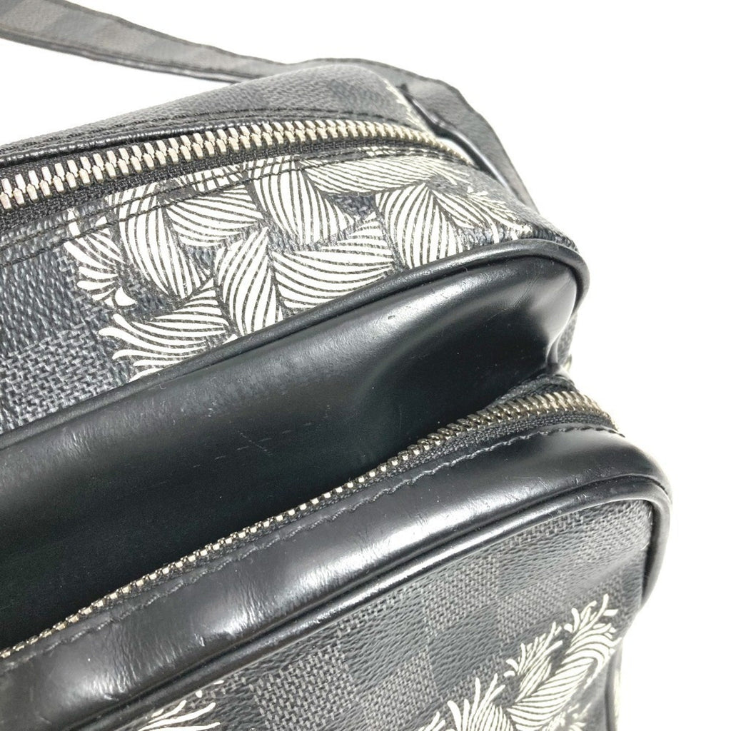 Louis Vuitton Black Damier Graphite Shoulder Bag (Pre-Owned)