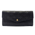 Louis Vuitton Black Infini Monogram Monogram Empreinte Long Wallet (Bi-Fold) (Pre-Owned)
