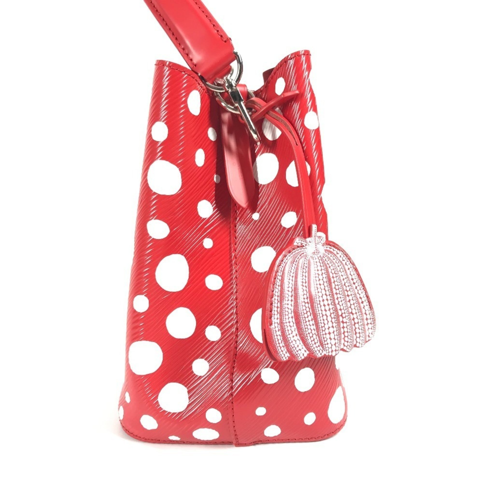 Louis Vuitton Red Color White Epi Leather Handbag Shoulder Bag (Pre-Owned)