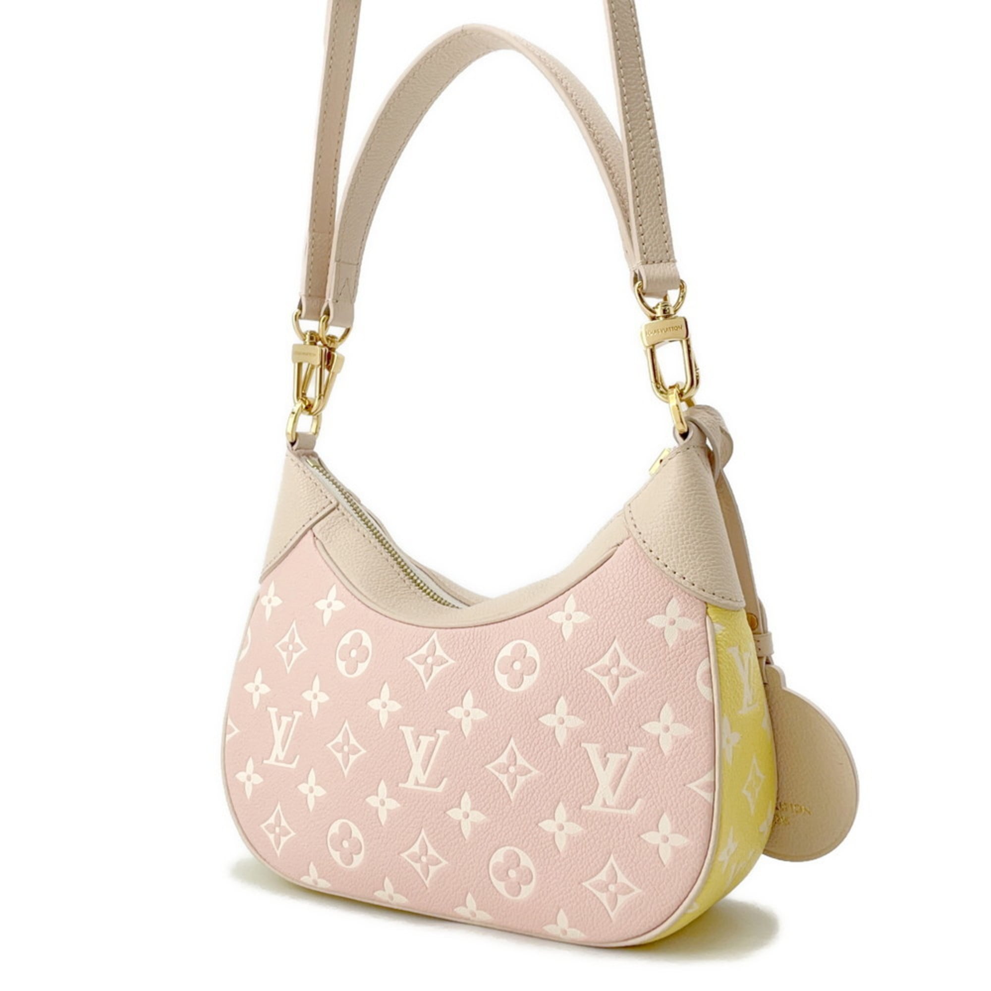 Louis Vuitton Beige Pink Yellow Monogram Empreinte Handbag Shoulder Bag (Pre-Owned)