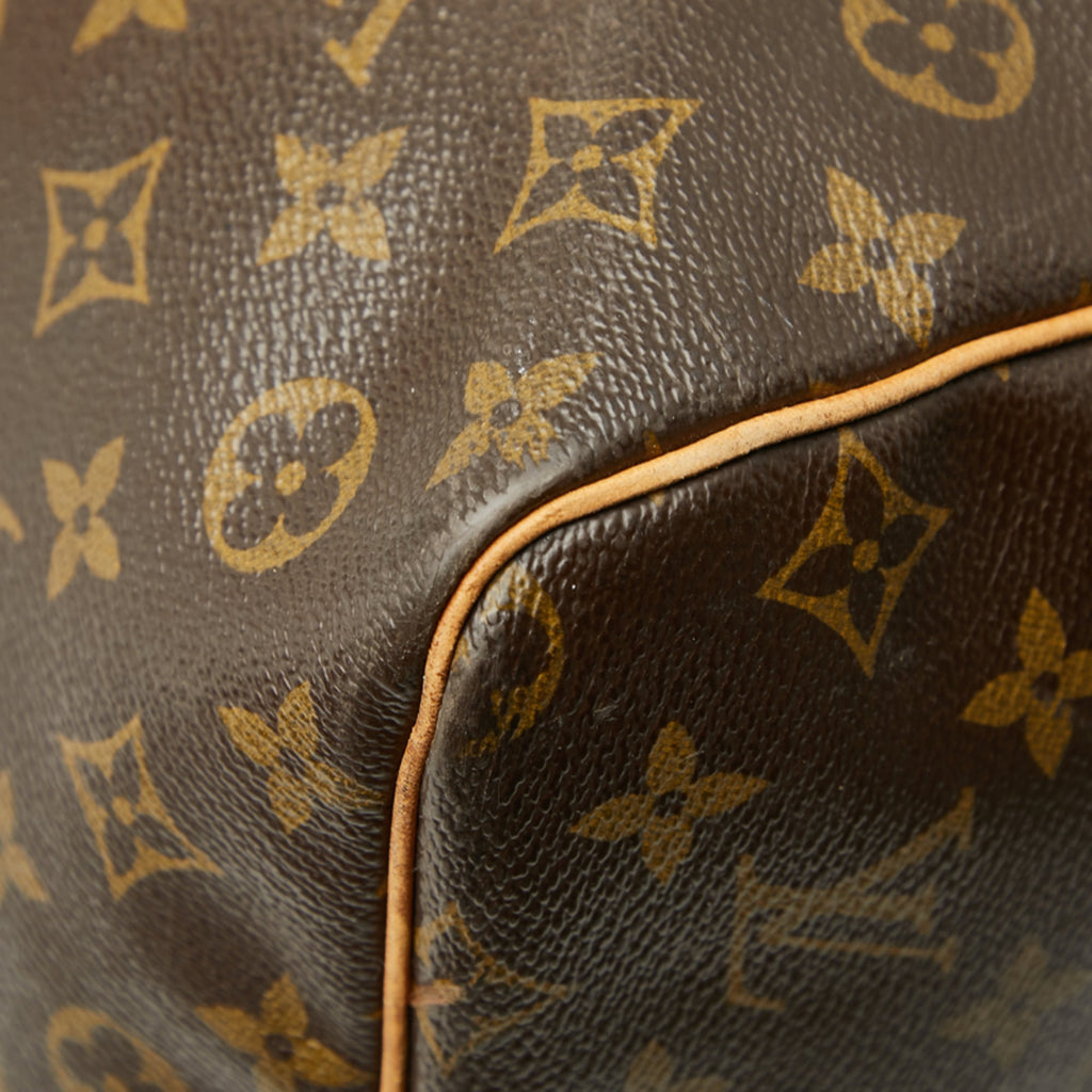 Louis Vuitton Monogram Brown Pvc Leather Boston Bag Shoulder Bag (Pre-Owned)