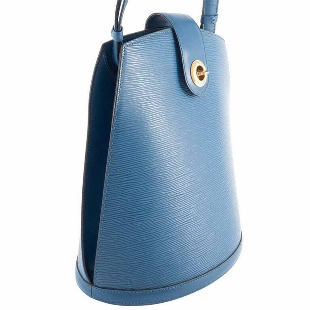 Louis Vuitton Epi Toledo Blue Epi Leather Shoulder Bag (Pre-Owned)