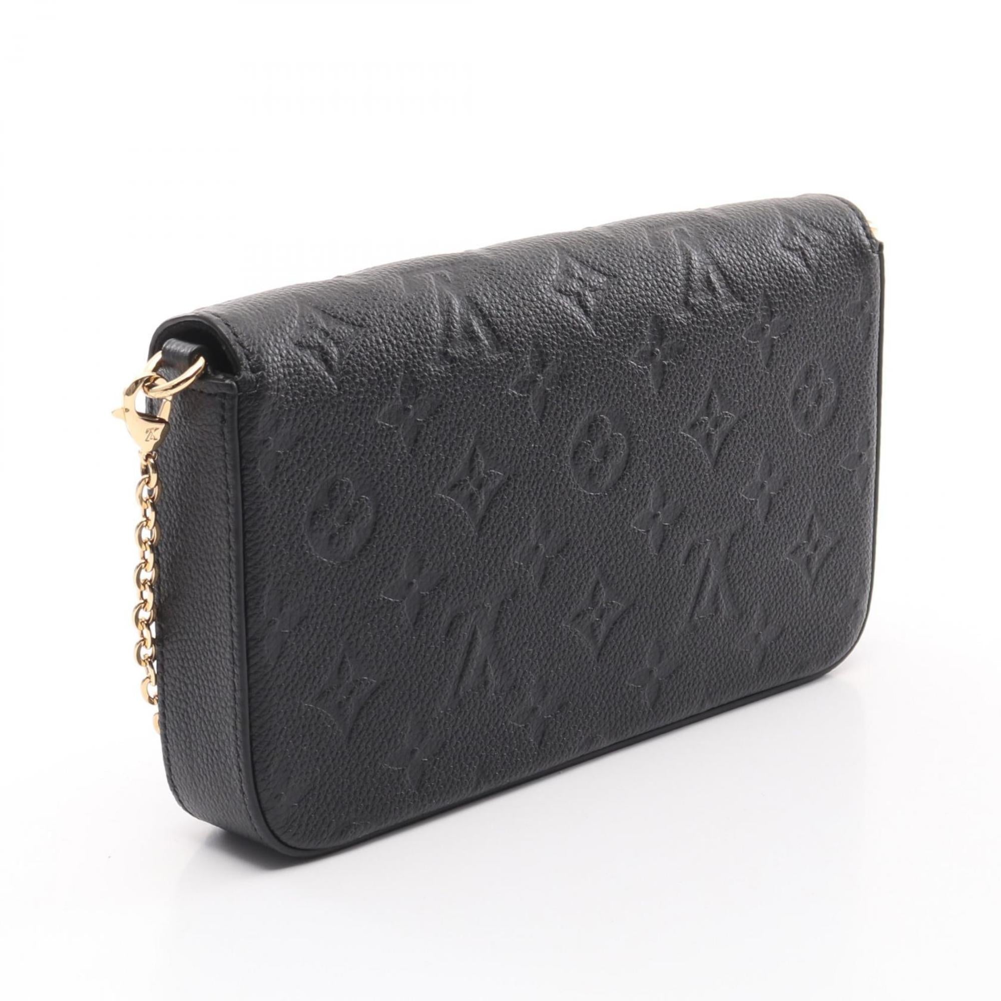 Louis Vuitton Black Monogram Empreinte Pochette Pouch Shoulder Bag (Pre-Owned)