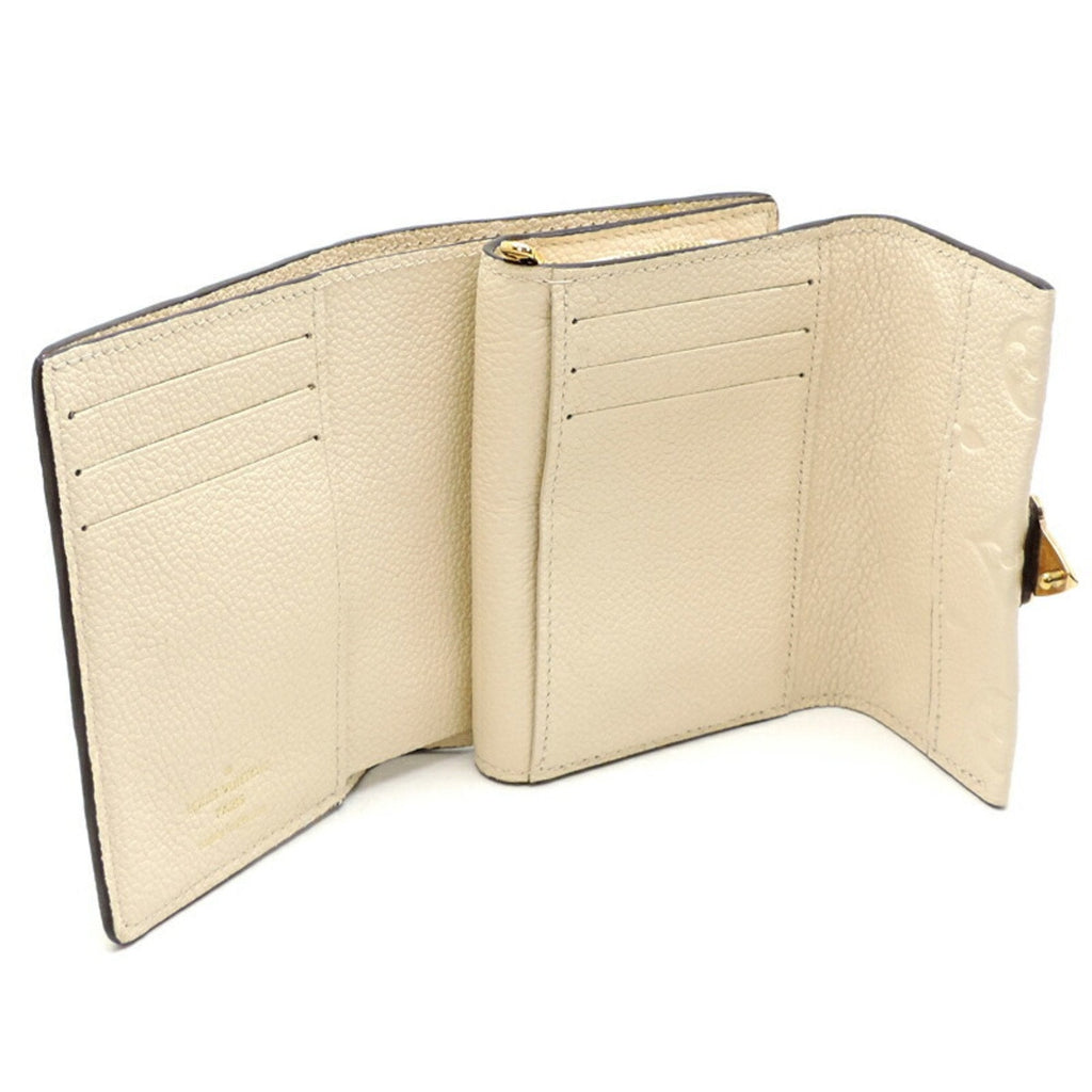 Louis Vuitton White Monogram Empreinte Wallet (Tri-Fold) (Pre-Owned)
