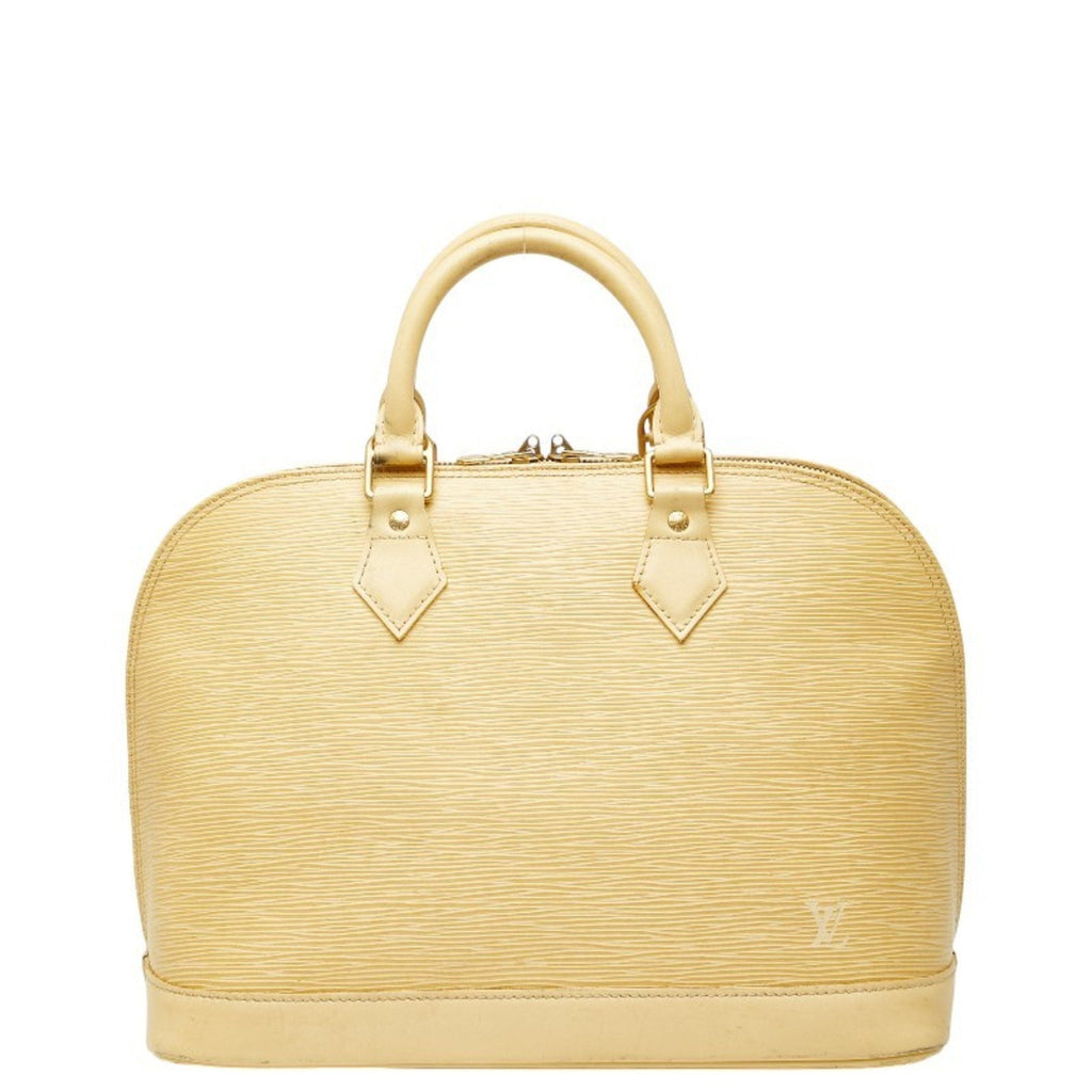 Louis Vuitton Yellow Leather Handbag (Pre-Owned)