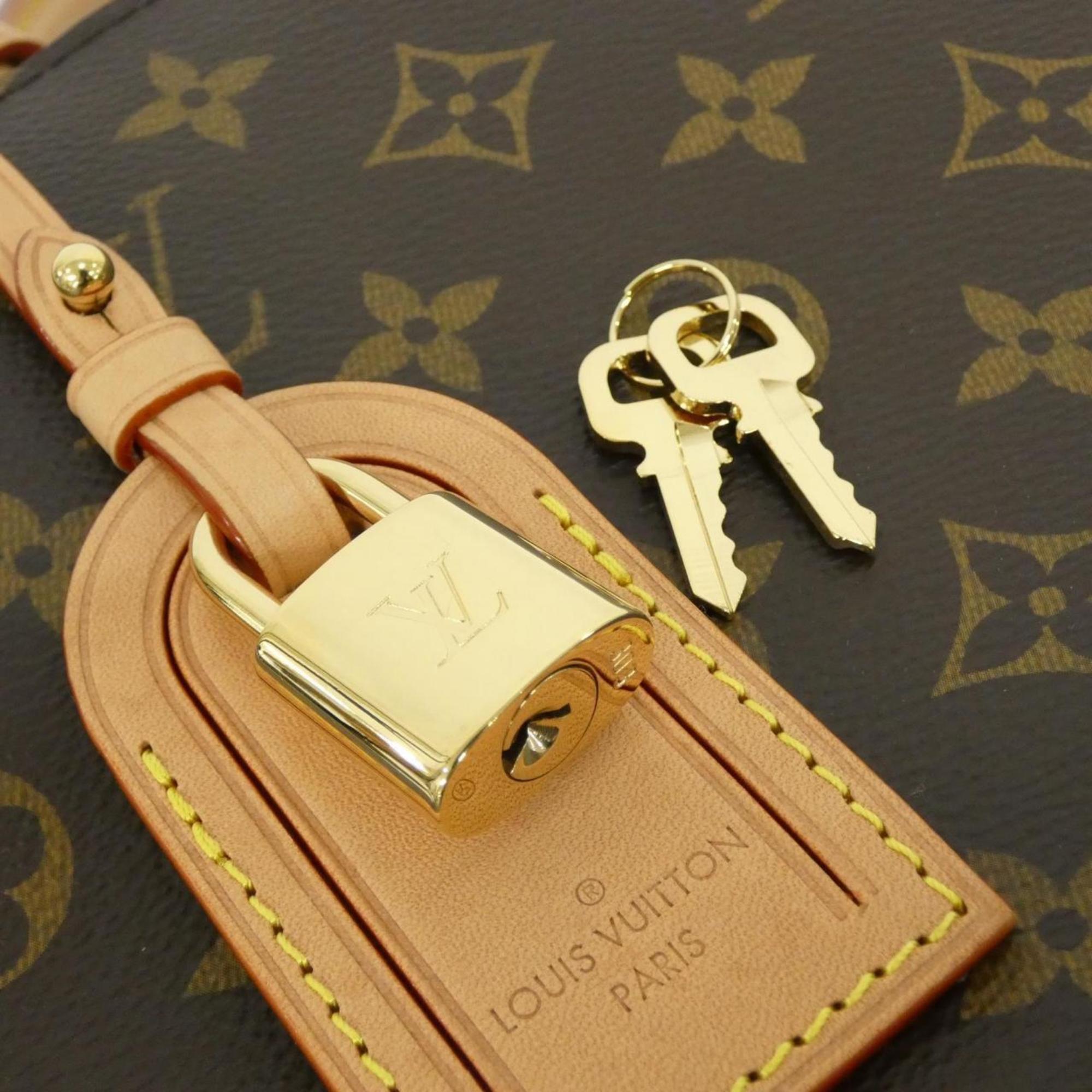 Louis Vuitton Marron Coated Canvas Handbag (Pre-Owned)