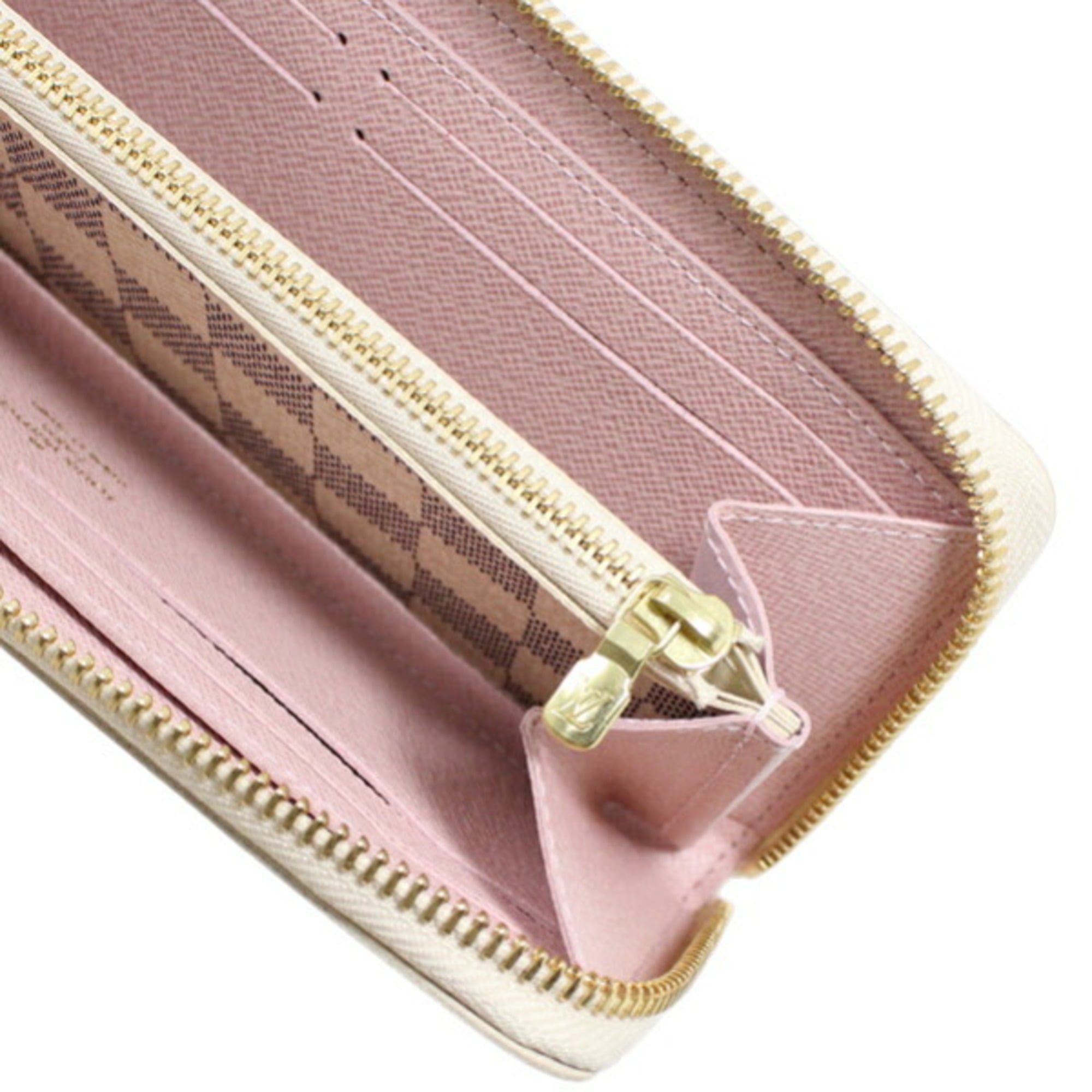 Louis Vuitton Damier Azur Rose Ballerine Damier Azur Long Wallet (Bi-Fold) (Pre-Owned)