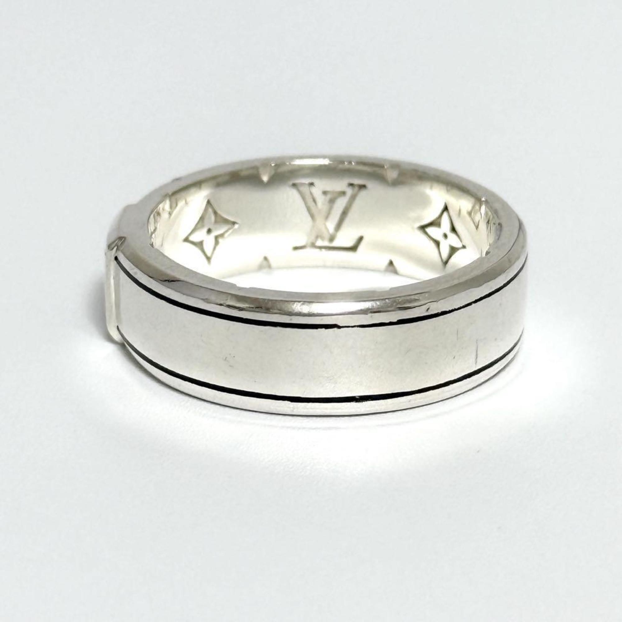 Louis Vuitton Silver Silver 925 Band Ring (Pre-Owned)