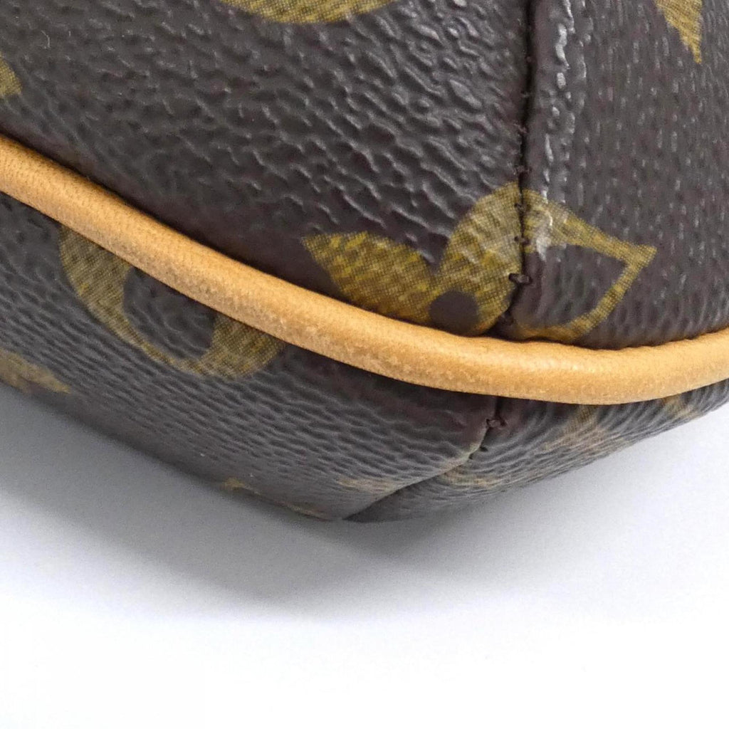 Louis Vuitton Monogram Marron Coated Canvas Shoulder Bag (Pre-Owned)
