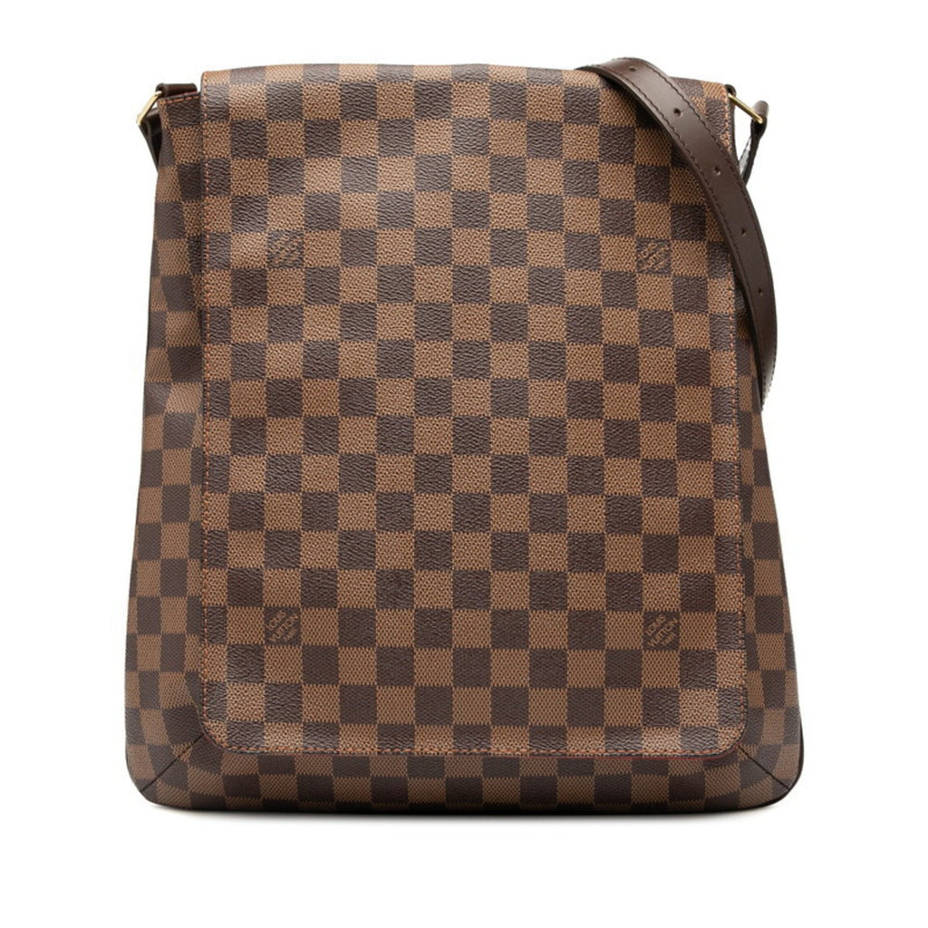 Louis Vuitton Brown Pvc Leather Shoulder Bag (Pre-Owned)