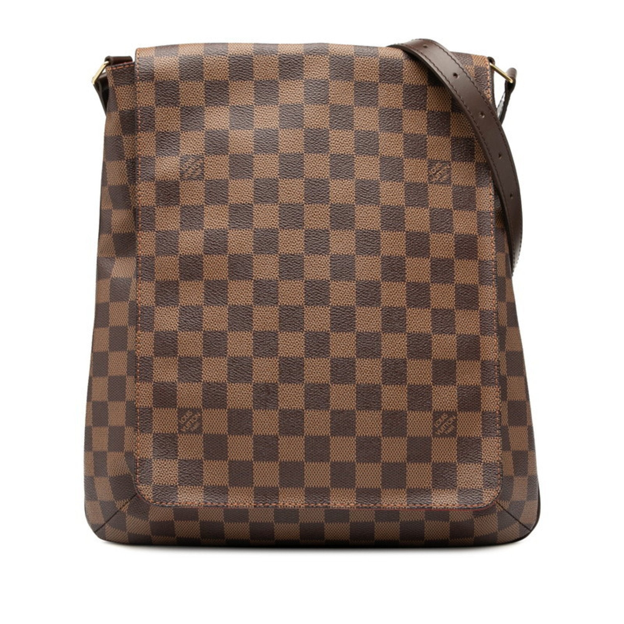 Louis Vuitton Brown Pvc Leather Shoulder Bag (Pre-Owned)