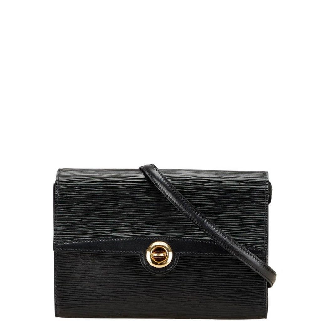 Louis Vuitton Epi Black Noir Leather Shoulder Bag (Pre-Owned)