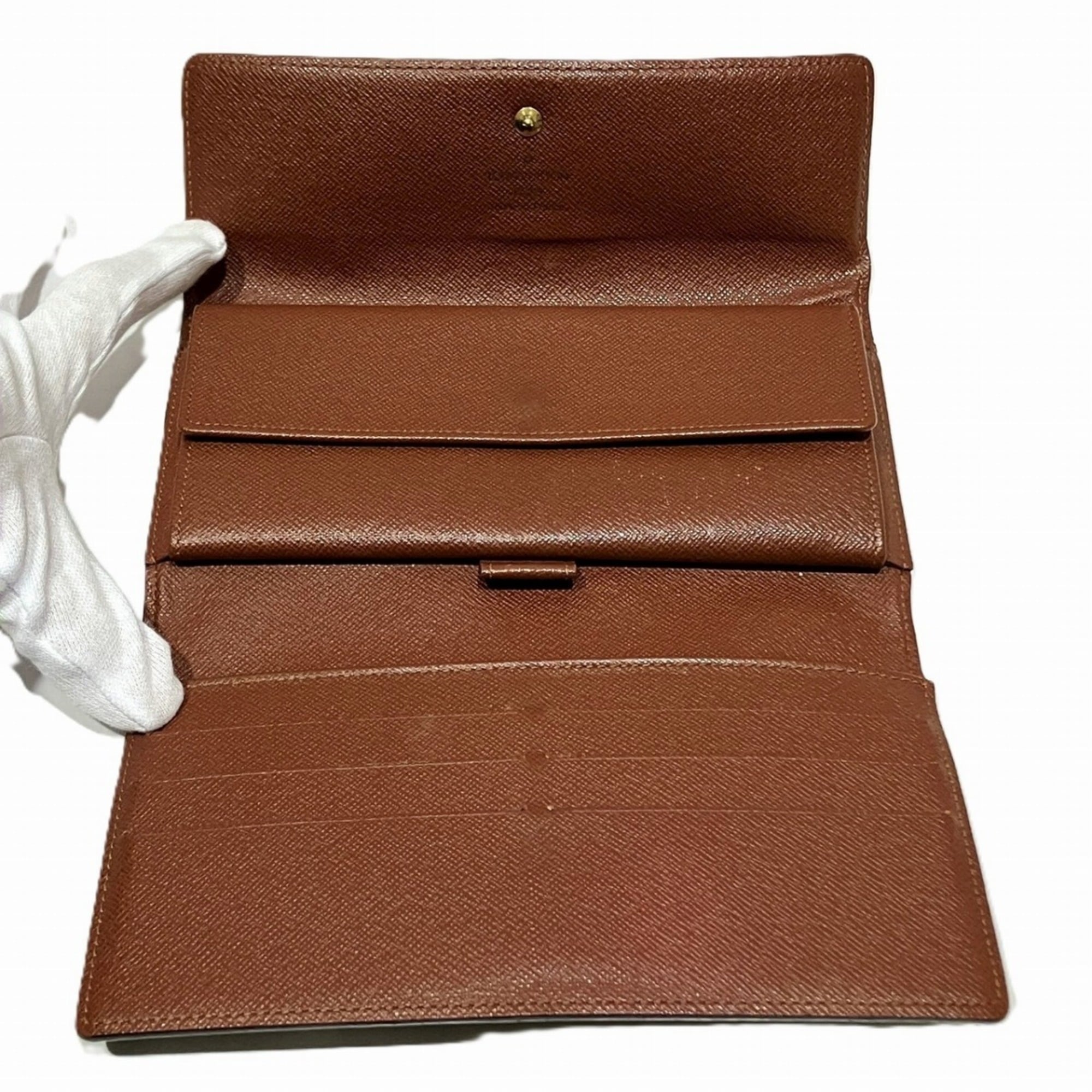 Louis Vuitton Monogram Brown Monogram Monogram Long Wallet (Bi-Fold) (Pre-Owned)