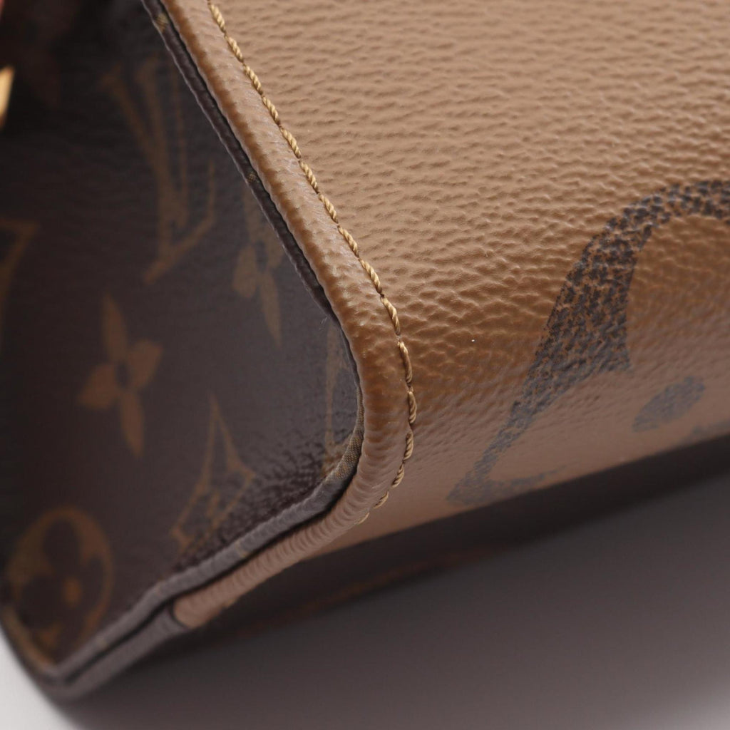 Louis Vuitton Brown Monogram Reverse Coated Canvas Handbag (Pre-Owned)