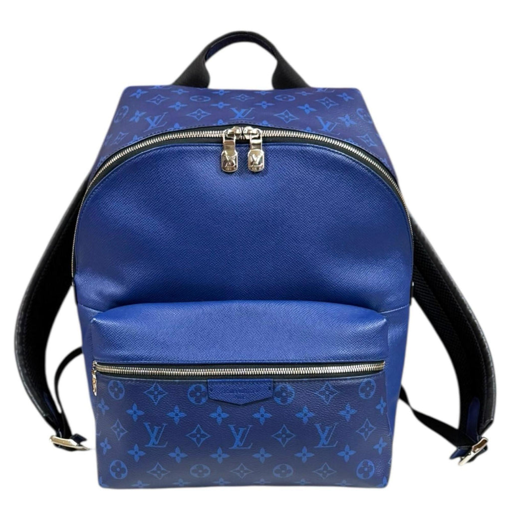 Louis Vuitton Taigarama Blue Taiga Leather Backpack (Pre-Owned)