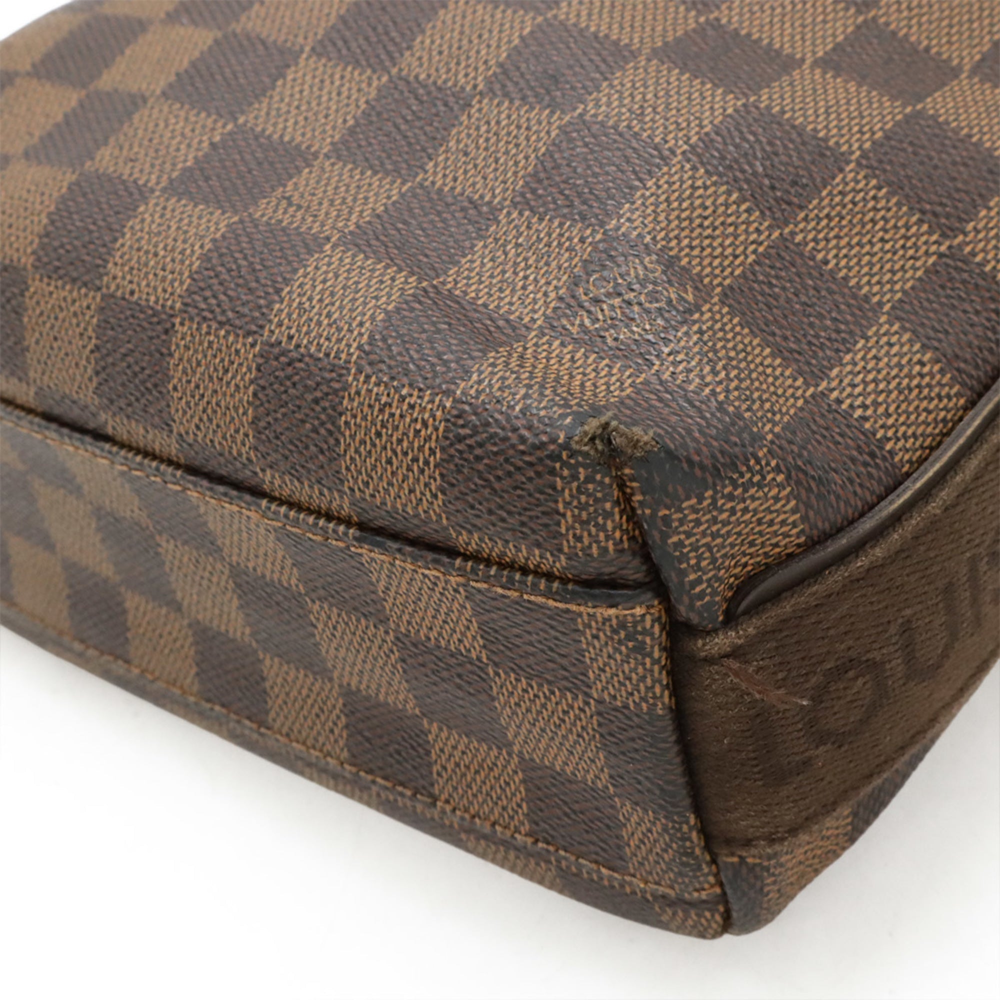 Louis Vuitton Brown Pvc Shoulder Bag (Pre-Owned)