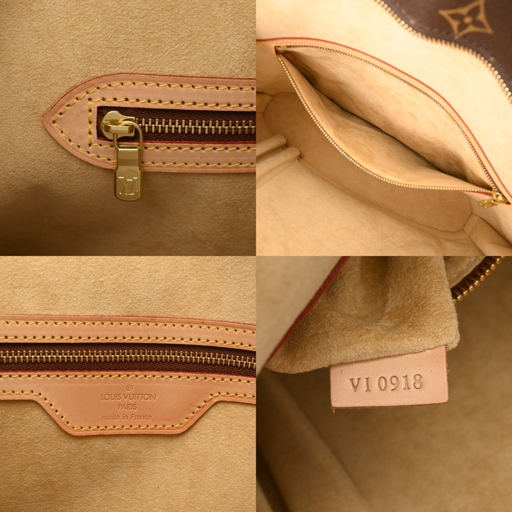 Louis Vuitton Brown Monogram Canvas Tote Bag (Pre-Owned)