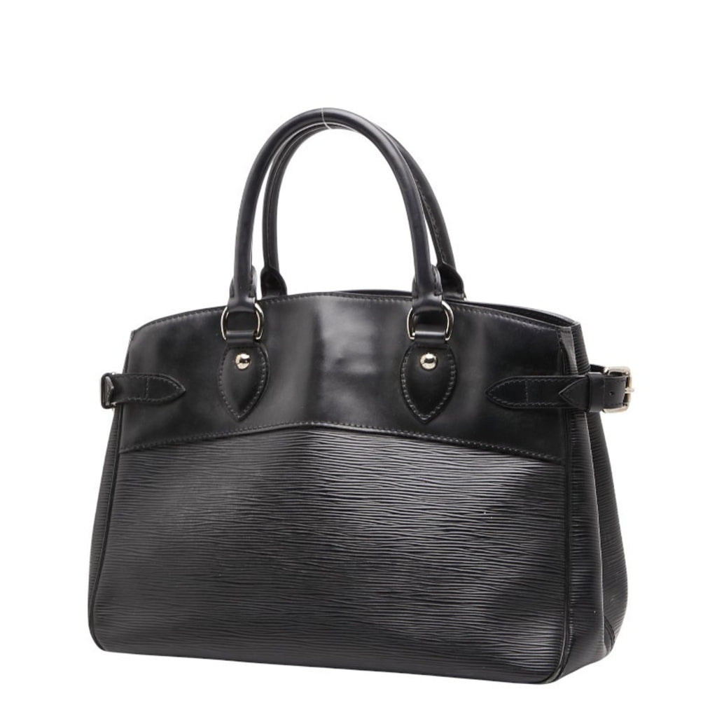 Louis Vuitton Black Noir Leather Handbag (Pre-Owned)
