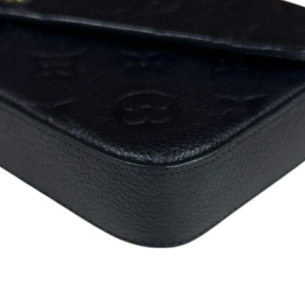 Louis Vuitton Black Monogram Empreinte Shoulder Bag (Pre-Owned)