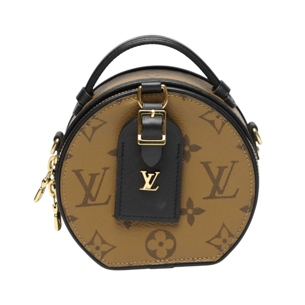 Louis Vuitton Brown Monogram Reverse Monogram Reverse Shoulder Bag (Pre-Owned)