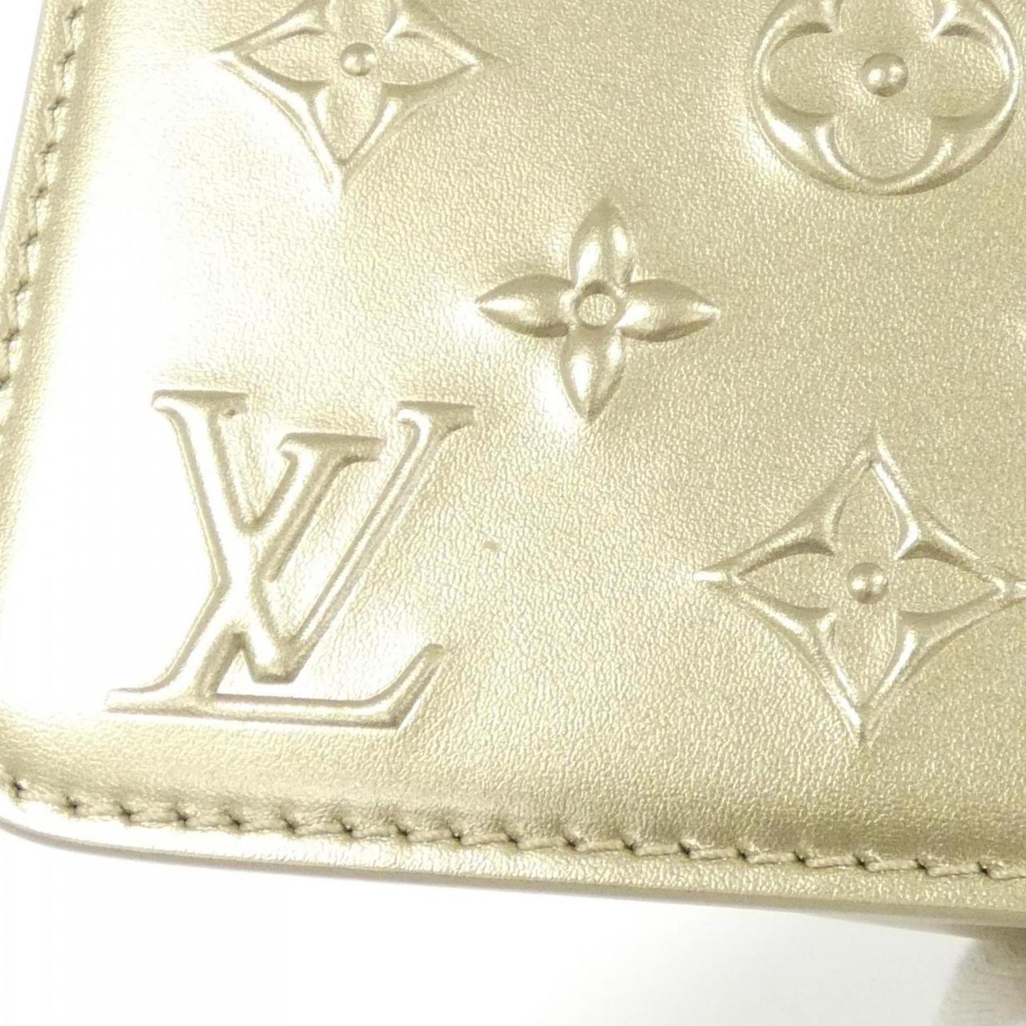 Louis Vuitton Gold Leather Pochette Shoulder Bag (Pre-Owned)